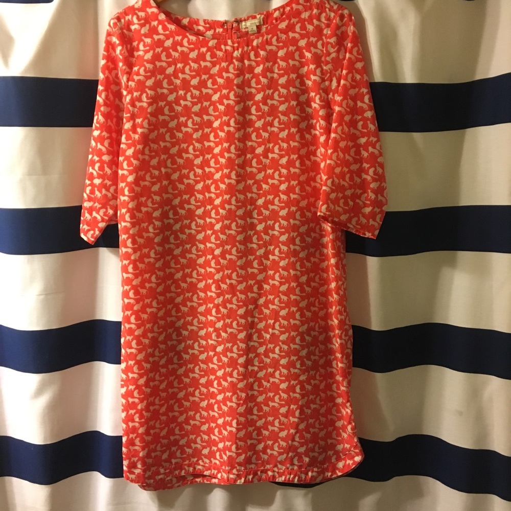 Cute Gap Kitty shift dress EUC